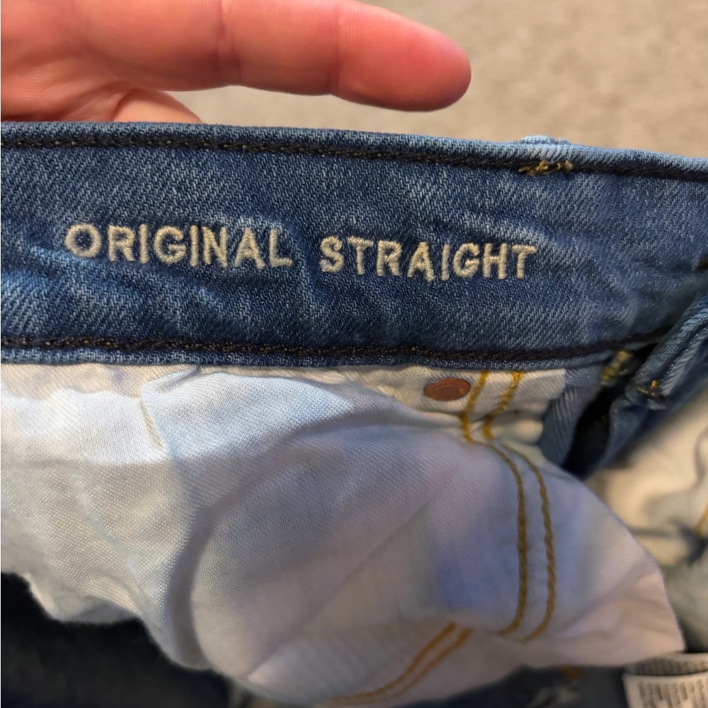 NWOT Men’s American Eagle Classic Straight Blue Jeans Size 33x30 - Picture 2 of 7